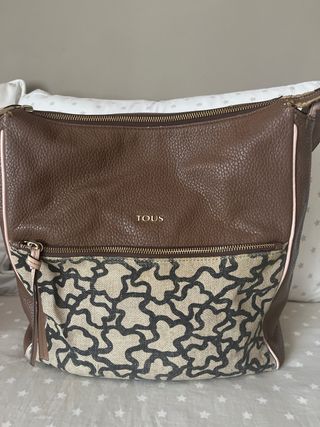 Bolso Tous Marrón, Beige y Rosa

