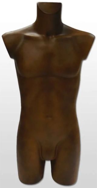 Busto Hombre Marrón Oscuro