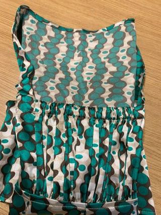Blusa Talla M sin manga, fruncida