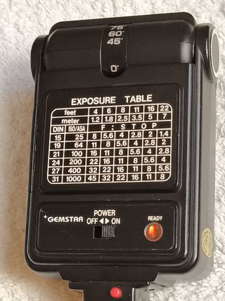FLASH "GEMSTAR 418 M" PARA CÁMARA DE FOTOS VINTAGE