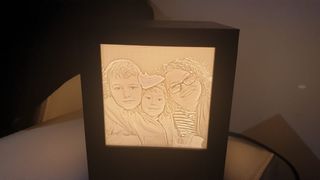 Lámpara 3D personalizada