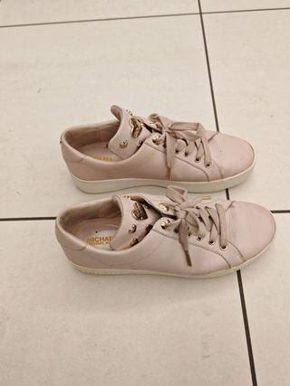 Scarpe Michael Kors Rosa con Cuori Dorati