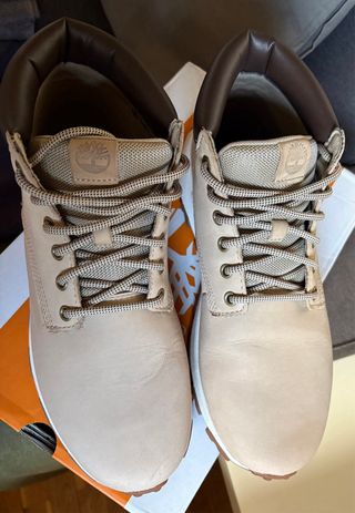 Botas Timberland Beige Nubuck Cordones