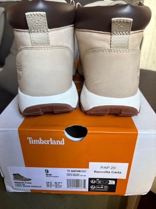 Botas Timberland Beige Nubuck Cordones