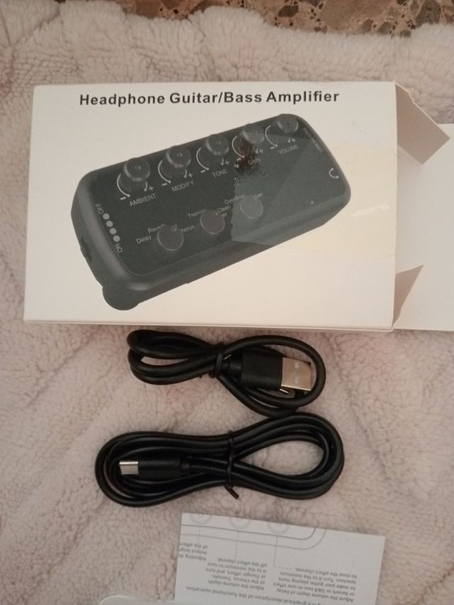 Amplificador Auriculares Guitarra/Bajo