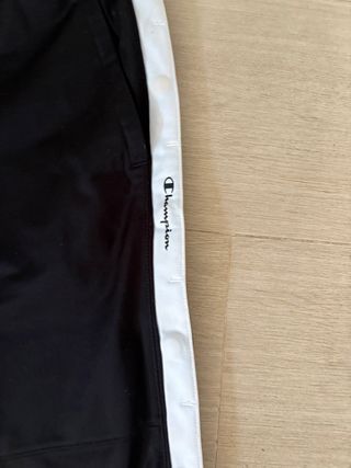 Pantalón Champion Vintage Negro/Blanco