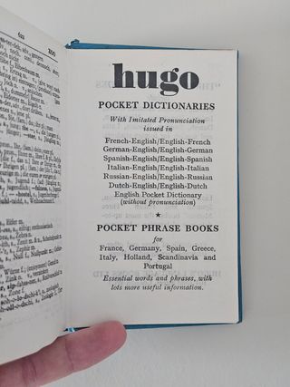 German-English dictionary phrasebook