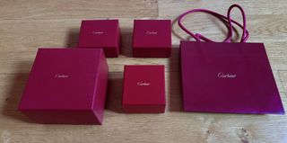 Lote Cajas Cartier + Bolsa