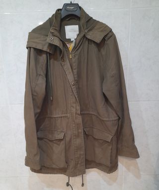 Parka Springfield Talla 44 Verde Oliva