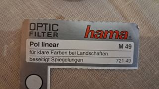 Filtro Polarizador Hama M49