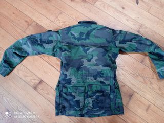 Chaqueta Militar Eslovaquia Camuflaje Verde