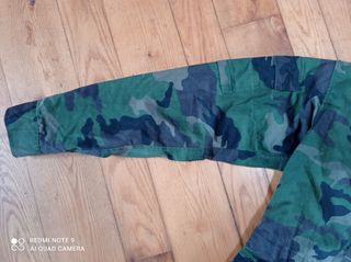 Chaqueta Militar Eslovaquia Camuflaje Verde