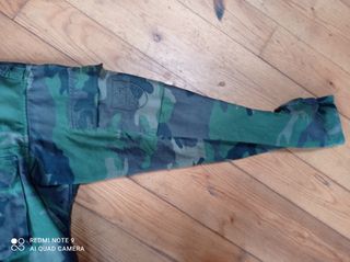 Chaqueta Militar Eslovaquia Camuflaje Verde