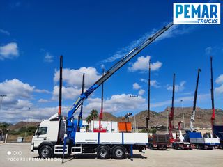 VOLVO FM 500 6X2 GRUA PALFINGER PK 29002 CAJA FIJA