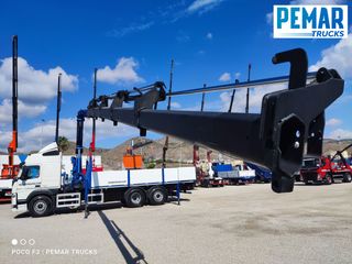 VOLVO FM 500 6X2 GRUA PALFINGER PK 29002 CAJA FIJA