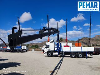 VOLVO FM 500 6X2 GRUA PALFINGER PK 29002 CAJA FIJA