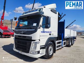 VOLVO FM 500 6X2 GRUA PALFINGER PK 29002 CAJA FIJA