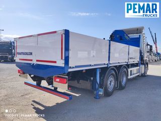 VOLVO FM 500 6X2 GRUA PALFINGER PK 29002 CAJA FIJA