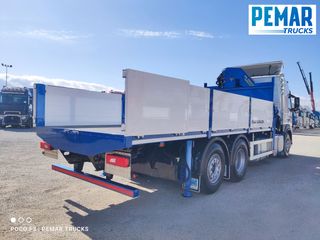 VOLVO FM 500 6X2 GRUA PALFINGER PK 29002 CAJA FIJA