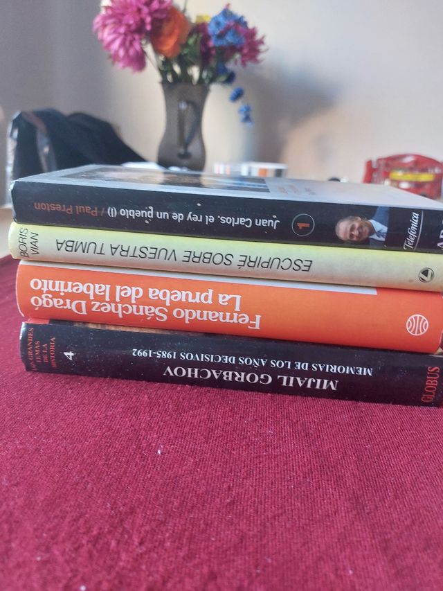 Lote 4 libros tapa dura