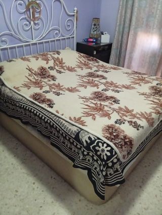Manta de cama de forro polar para cama de 90