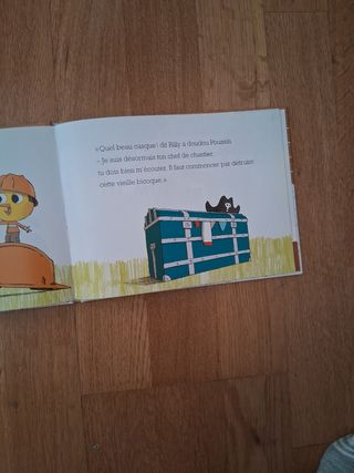 Libro Doudou Poussin - joue au chef de chantier