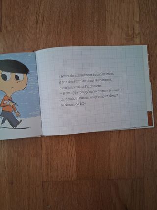 Libro Doudou Poussin - joue au chef de chantier