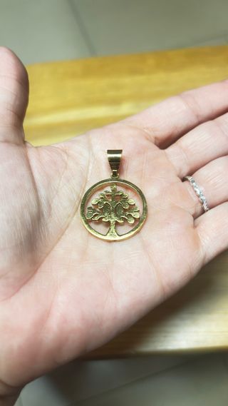 Colgante Árbol de la Vida Dorado