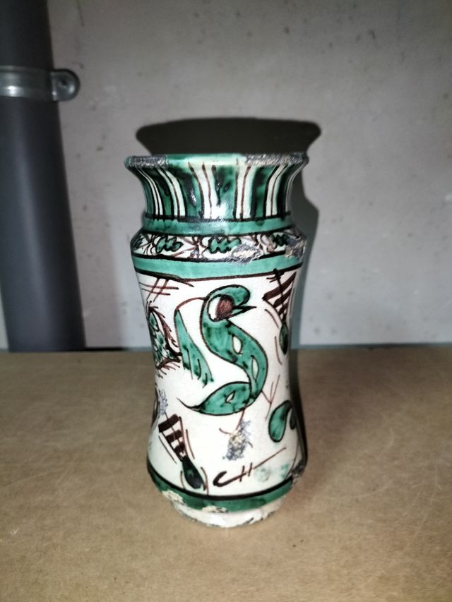 Albarelo + 9 Tazas + 11 Platos Teruel Punter