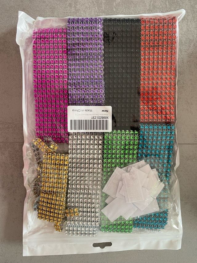 Cintas de diamantes de imitación - Varios colores