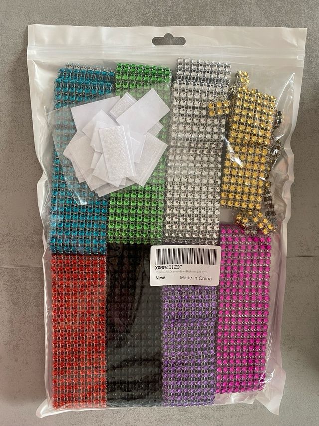 Cintas de diamantes de imitación - Varios colores