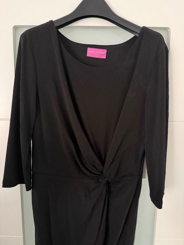 Vestido Negro Brooke Taverner