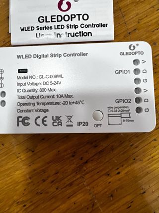 Controlador LED GLEDOPTO GL-C-008WL WLED