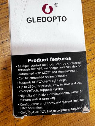 Controlador LED GLEDOPTO GL-C-008WL WLED