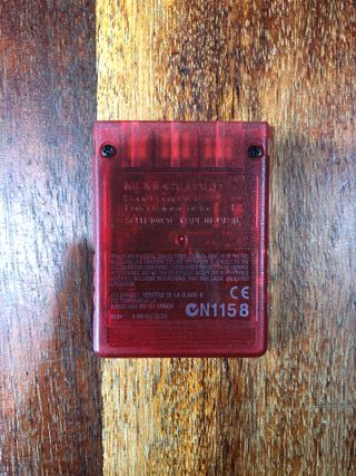 Memory Card 8MB rossa Ps2