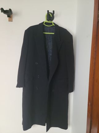 Abrigo largo Yves Saint Laurent negro