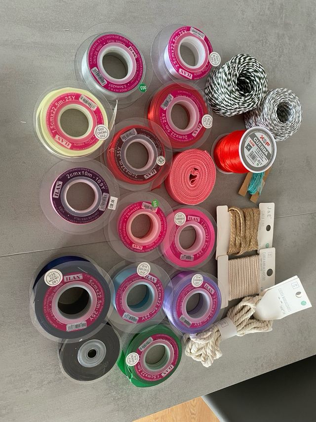 Lote 22 cintas decorativas