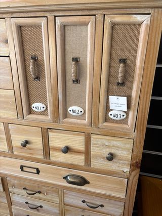 Cajonera de madera vintage