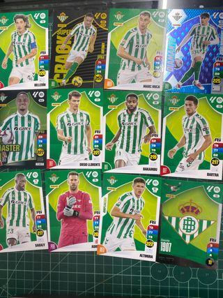 12 Cartas Real Betis Adrenalyn 24-25