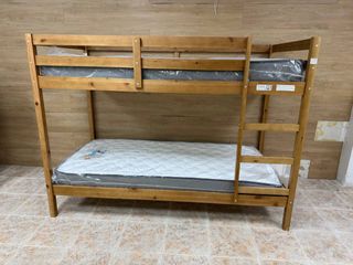 Litera de 90 cm y 2 Colchones, Nuevo