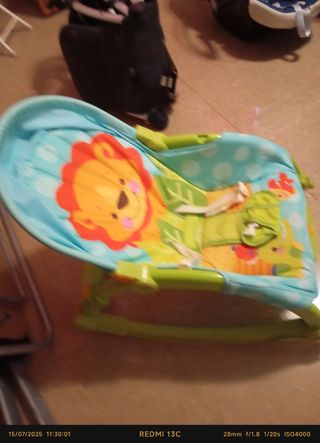 Hamaca para bebé con diseño de león