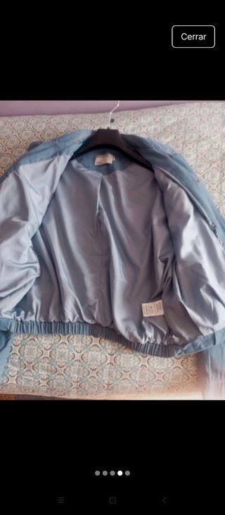 Cazadora vaquera azul