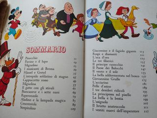 Libro Disney fiabe 1973