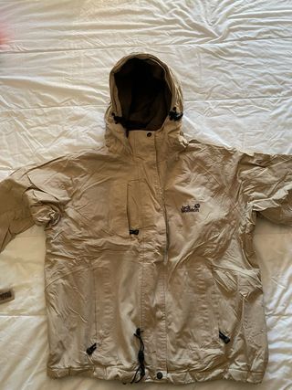 Anorak Jack Wolfskin Mujer Talla 40 Beige