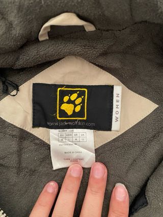 Anorak Jack Wolfskin Mujer Talla 40 Beige