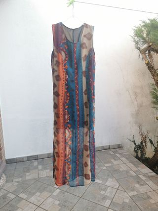 Vestito lungo fantasia