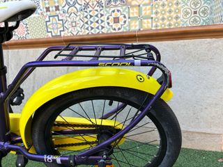 Bicicleta Infantil SCOOL 18 Morado/Amarillo
