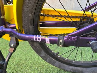 Bicicleta Infantil SCOOL 18 Morado/Amarillo