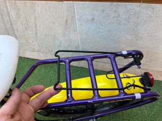 Bicicleta Infantil SCOOL 18 Morado/Amarillo