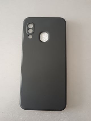 Funda Silicona Samsung Galaxy A20e Negra